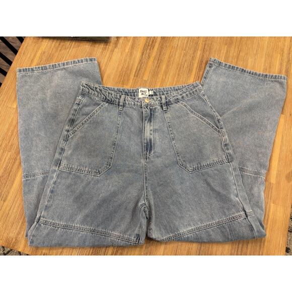 Princess Polly Wide Leg Jeans Size 10 - Picture 1 of 9